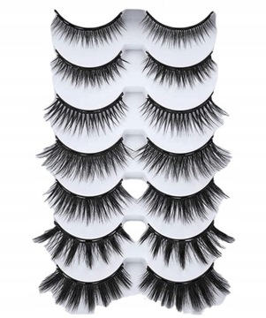 МАГНИТНЫЕ ИСКУССТВЕННЫЕ РЕСНИЦЫ 7 ПАР пинцетов для подводки глаз