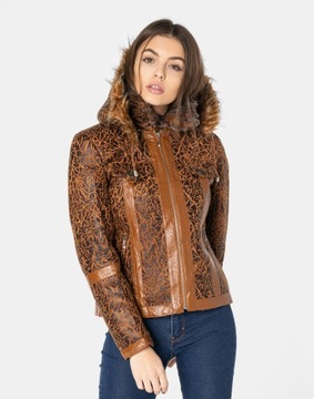Теплая женская куртка на меху 813-3 XL