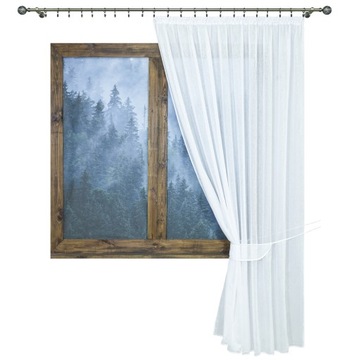 FIRANA GOTOWA SABLE WOAL FRANCUSKI BIAŁA 150x270 P