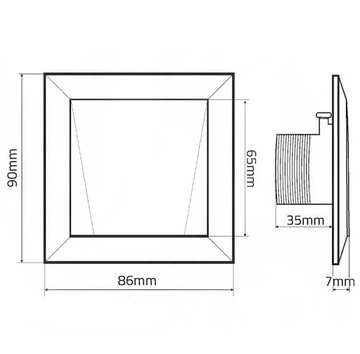 ВСАСЫВАЮЩАЯ НАСАДКА AF PRODUCTS MAGNETIC SOFT CZ 86x90 мм