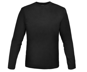 Koszulka z długim rękawem bluzka sportowa Mil-Tec Longsleeve Czarna L