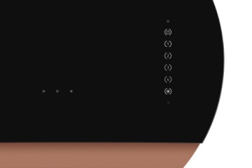 НАСТЕННАЯ ВЫТЯЖКА CIARKO DESIGN ECLIPSE, ЧЕРНАЯ/П. ЗОЛОТО