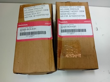 HONDA CRV CR-V II 02-06 KLOUB VNITŘNÍ NOVÝ OE