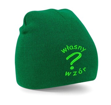 Czapka zimowa z haftem własnego wzoru logo