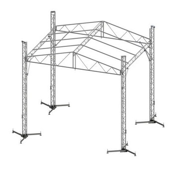 КРЫША СЦЕНЫ 4х3м + БРЕЗЕНТ + ЛЕБЕДКИ, В КОМПЛЕКТЕ