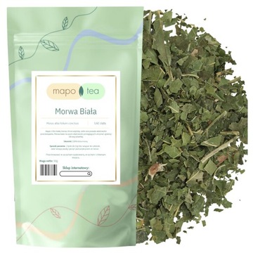 MORWA BIAŁA LIŚĆ CIĘTY 50G Naturalna 100% Wysoka Jakość Herbata ziołowa