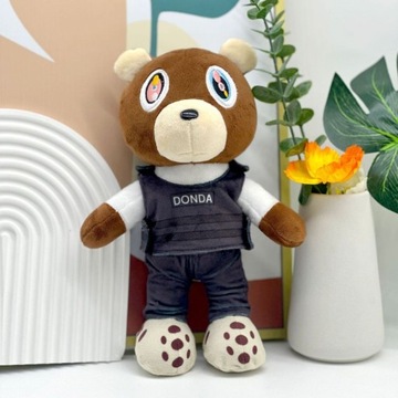 MASKOTKA NIEDŹWIEDŹ KANYE DONDA BEAR PLUSZAK 30CM