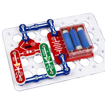 MAŁY ELEKTRONIK ZESTAW EDUKACYJNY EKSPERYMENTALNY ŚWIĘCĄCY INTERAKTYWNY