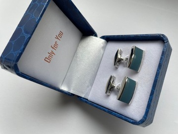 Запонки для рубашек EXC Spirit Level Синий Spirit Level в футляре