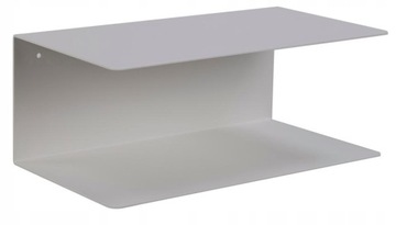 Półka na ścianę Joliet biała 35x20x14 cm