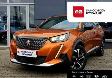 Peugeot 2008 II SUV 1.2 PureTech 130KM 2022 Peugeot 2008 1.2 PB 130KM EAT8 Allure FV23 Salon PL Serwis ASO Gwarancja
