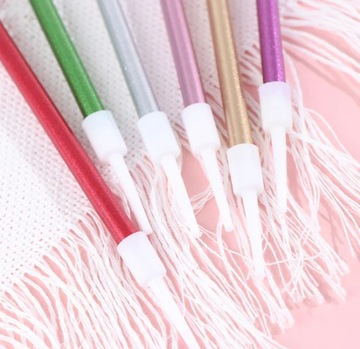 Свечи для торта на день рождения, 6 шт, ШАМПАНСКОЕ ЗОЛОТО