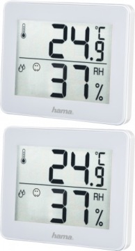 Termometr/higrometr Hama TH-130 biały x2