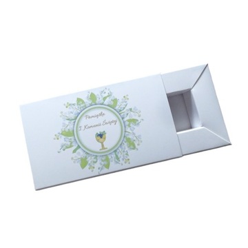 Pudełko na PENDRIVE Komunia-konwalie