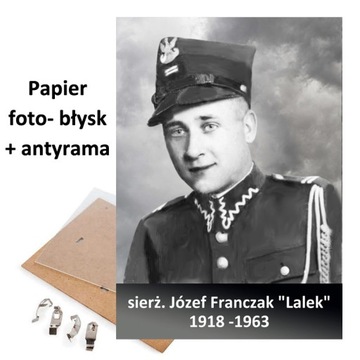 PORTRET ZDJĘCIE Józef Franczak Lalek ANTYRAMA A4
