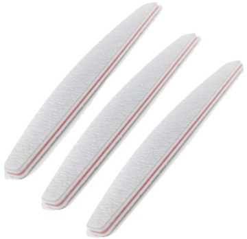 Пилочка для ногтей «зебра» полумесяц 100/180