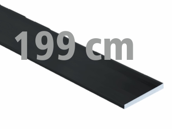 Płaskownik aluminiowy 40x2 czarny matowy 2m