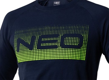 ФУТБОЛКА NEO Tools ПРЕМИУМ С ДЛИННЫМ РУКАВОМ, НЕО ПРИНТ, РАЗМЕР M