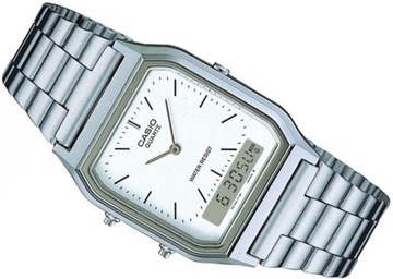 ZEGAREK MĘSKI CASIO VINTAGE AQ-230A-7DMQYES RETRO KLASYK ORYGINAŁ + BOX