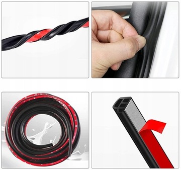 ПРОКЛАДКА КРОЯ ДВЕРИ АВТОМОБИЛЯ КРЫШКА 5 М УПЛОТНИТЕЛЬНАЯ ЛЕНТА
