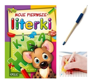 KSIĄŻECZKA + 2 NAKŁADKI do NAUKI PISANIA + OŁÓWEK