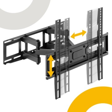 КРЕПЛЕНИЕ ДЛЯ ТЕЛЕВИЗОРА, ВЕШАЛКА ДЛЯ ТЕЛЕВИЗОРА, 32-70 ДЮЙМОВ, ПОВОРОТНАЯ, ПОДВИЖНАЯ, НАСТЕННАЯ УНИВЕРСАЛЬНАЯ