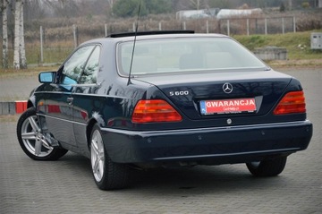 Mercedes Klasa S W140 Coupe 6.0 SEC/CL 394KM 1995 S 600 6.0 v12 Coupe 394PS SEC W140 Klasyk Jak Nowy Zadbany dla Konesera!, zdjęcie 2