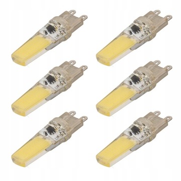 6 шт. G9 COB Светодиодная лампа Возможность