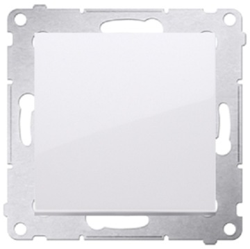 SIMON 54 Przycisk pojedynczy zwierny biały