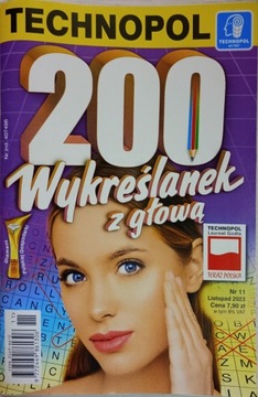 WYKREŚLANKI 200 WYKREŚLANEK z głową 11/2023