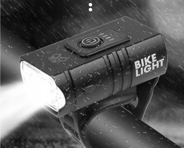 Комплект светодиодного освещения Задний передний USB-фонарь для велосипеда (E026)