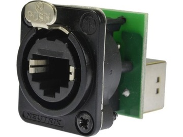 Neutrik NE8FDP-B RJ45 złącze tablicowe podwójne