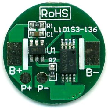 PCM Układ zabezpieczający do 3,6V 2.5A Li-ION 1S
