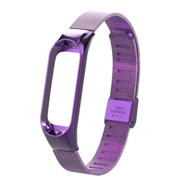 БРАСЛЕТ С МИЛАНСКИМ РЕМЕШКОМ ДЛЯ MI BAND 5–11 ЦВЕТОВ