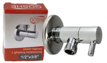 ZAWOREK GŁOWICA CERAMICZNA KĄTOWY GOSHE 1/2 x 3/8