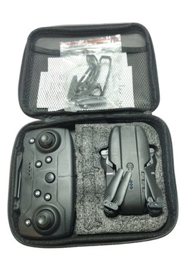 dron e99 pro 4k omijanie przeszkód długi czas lotu Wifi kompletny zestaw