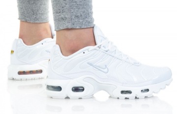 Buty Dziecięce Nike CW7044100 AIR MAX PLUS (GS) Białe 39