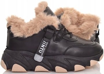 КОЖАНЫЕ СНЕЖНЫЕ БОТИНКИ НА МЕХЕ ЖЕНСКАЯ СПОРТИВНАЯ ЗИМНЯЯ ОБУВЬ