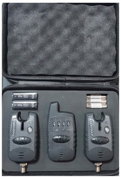 Комплект из 2 сигнализаторов поклевки, блока управления датчиком поклевки