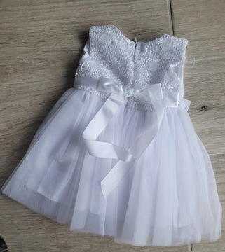 Платье для крещения Лето тюль 68