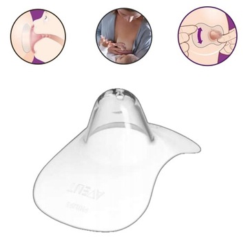 PHILIPS AVENT SCF153/03 SILIKONOWE OSŁONKI NA PIERSI SUTKI 2SZT ROZMIAR M