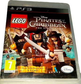 LEGO PIRACI Z KARAIBÓW PS3 - PUDEŁKOWA - JAK NOWA - DLA DZIECI !
