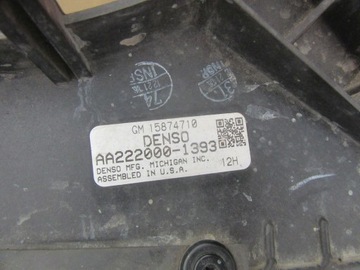 CADILLAC SRX I 3.6I 2007 VENTILÁTOR CHLADIČŮ POUZDRO