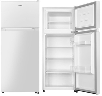 Lodówka dwudrzwiowa Gorenje RF212EPW4 124l LED 47,5cm Górny zamrażalnik