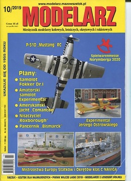 Modelarz 10/2019 Bismarck, jacht Comanche