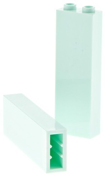 06713b LEGO 2454 6022031 - Brick - light aqua 2szt