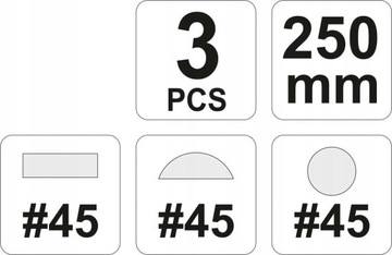 НАБОР НАПИЛЬНИКОВ, РАШПИЛЬ YATO