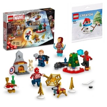 LEGO AVENGERS KALENDARZ ADWENTOWY 2023 PREZENT ŚWIĄTECZNY ZESTAW 76267