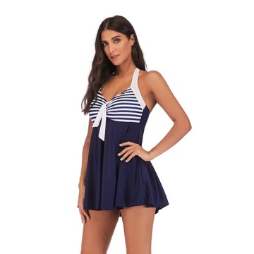 STRÓJ KĄPIELOWY SUKIENKA SZORTY PLUS SIZE 3XL