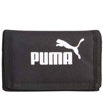 PUMA PHASE WALLET 079951 01 SPORTOWY CZARNY PORTFEL SKŁADANY